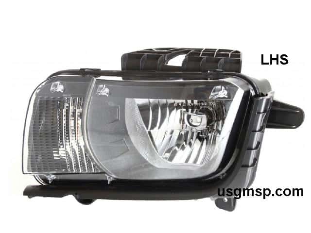 Headlamp Assembly: Camaro 2010-13 LHS